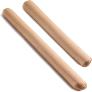 Rolling Pin Set -  Wooden Rolling Pins, Classic Wooden Dough Roller for for Fondant,Pizza, Pie, Pasta, Bread, Pastry, Essential Kitchen Utensil,(8inch, 15.7inch)