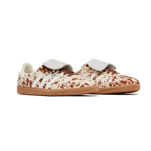 Adidas Samba LT Cow Print Brown White (Women's) JS3931 New