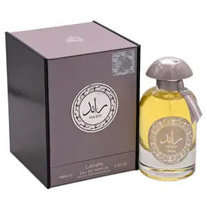 Lattafa Ra'ed Silver Unisex EDP Spray - 3.38 fl oz, Citrus Woody Fragrance with Mandarin Top Notes, Saffron, Musk Accents, Oudh Base, New in Box, Musk Unisex Fragrance