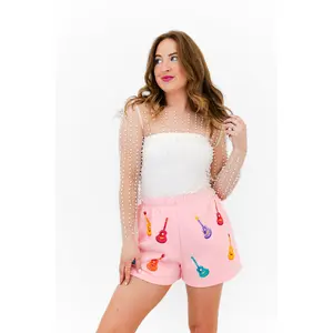 Sheer Glam Pearl Top