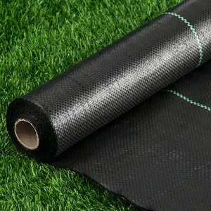 Weed Barrier Landscape Fabric Heavy Duty, 2.6FT x 50FT Thicken Garden Fabric Weed Mats, Weed Control Garden Cloth, Woven Geotextile Fabric for Garden Beds, Underlayment, Commercial Driveway