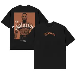 Conor McGregor The Notorious UFC Graphic Tee, Vintage MMA Fighter T-Shirt, Retro Combat Sports Streetwear, Ultimate Fighting Championship Fan Merch, Oversized Cotton Shirt, Athletic Fight Night Apparel, Iconic McGregor Stamp Profile Tee, Gift For UFC Fans