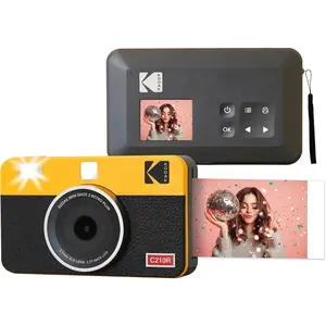 Kodak Mini Shot 2 Retro 4PASS 2-in-1 Instant Digital Camera and Photo Printer (2.1x3.4 inches) + 8 Sheets