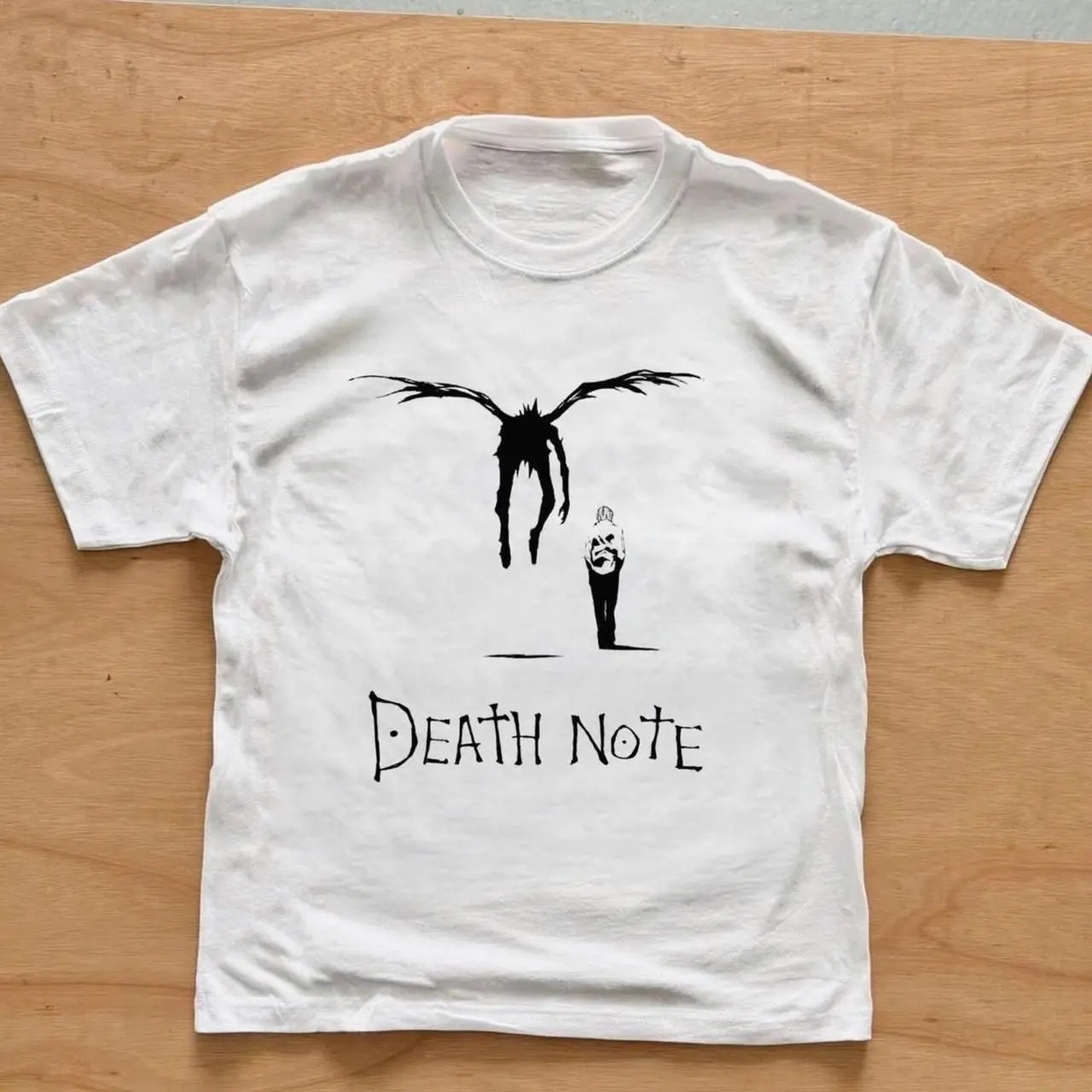 Vintage Death Notebook Inspired Graphic Tee | Dark Anime Aesthetic Unisex T-Shirt | Y2K Gothic Streetwear | Trending Graphic Tee