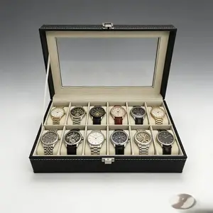 Large Capacity Watch Storage Box, Watch Display Box, Jewelry Storage Box, Home Organizer for Watch & Jewelry, Home Supplies, Modern