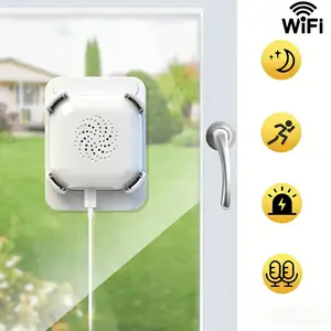 2K HD Window Camera,Dual Band WiFi (2.4/5GHz), Smart Indoor Security Camera with 24/7 Monitoring, Full Color Night Vision, Two-Way Audio, AI Motion Tracking, Wireless Home IP System, 2 Mounting Options, WiFi Security Cameras