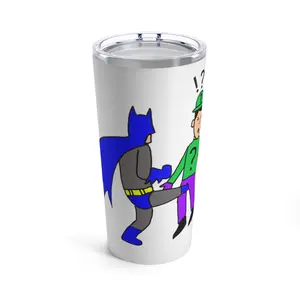 Batman / Riddler Nards Kick Tumbler 20oz Bottle Drinkware