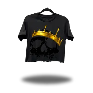 ADJUST GOLD CROWN CROP TOP