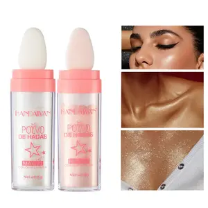 Fairy Dust Highlighter Powder - Full Body Glitter for Face and Eyes, Pearlescent Glow Contouring Powder, Shimmering Makeup Finish for Parties & Holidays