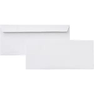 Basics#10 Security-Tinted Self-Seal Business Envelopes for Documents, Privacy, Home & Office, White, 500-Pack