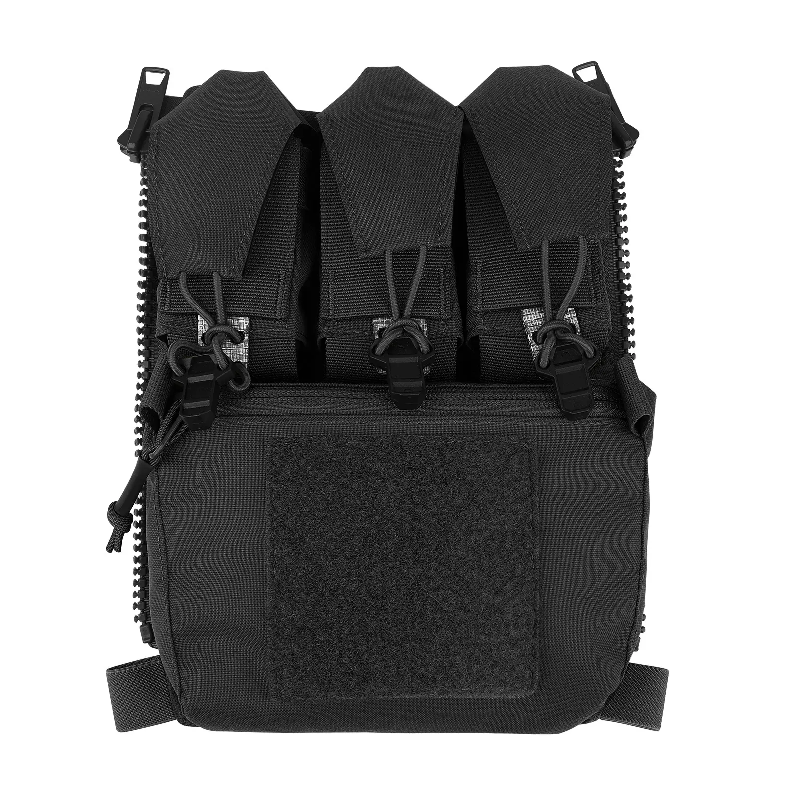 KRYDEX Tactical Zip-On Back Panel Banger Protective Gear - 500D Cordura for Tough Play, Designed for FCPC V5 Vests, Waterproof, Expandable Pockets, Adjustable Flap, Expanding Slots, Multi-Fit Sports & Outdoor Equipment