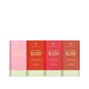 Sexy Rose Red Solid Color Plastic Blusher