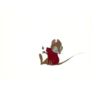 Don Bluth Secret of NIMH Mrs Brisby 1982 Original Production Animation Cel Used to make the cartoon 023