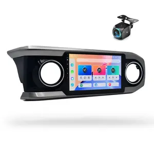 10 Inch Android Radio for【Toyota Tacoma 2016 2017 2018 2019 2020 2021 2022】Car Stereo with Wireless CarPlay & Android Auto Head Unit, 2G/4G+64G