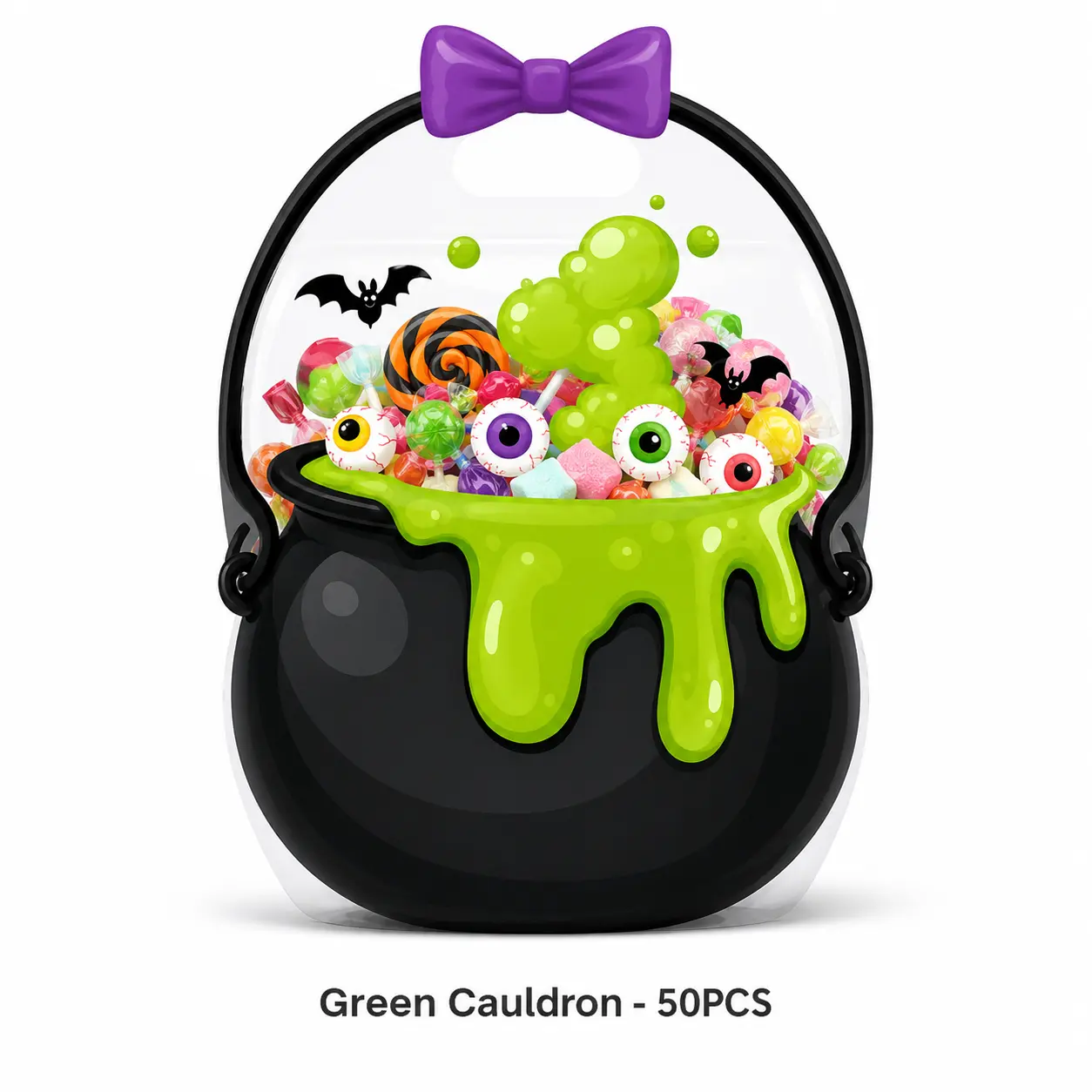 Green pots—50 pcs
