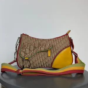 Pre-owned denim Shoulder Bags Dior Diorissimo Rasta Trotter Shoulder Bag