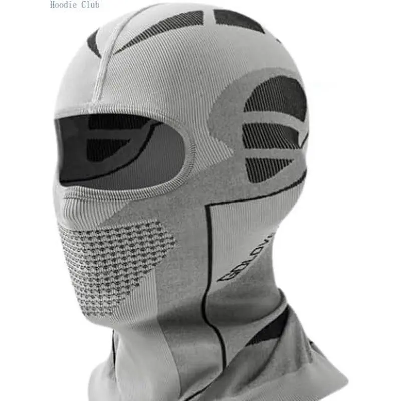 Unisex Breathable Windproof Ski Balaclava Mask - Winter Thermal Stretch Under-Helmet Headwear, Lightweight Warm Motorcycle Accessories for Skiing, Cold Weather Protection