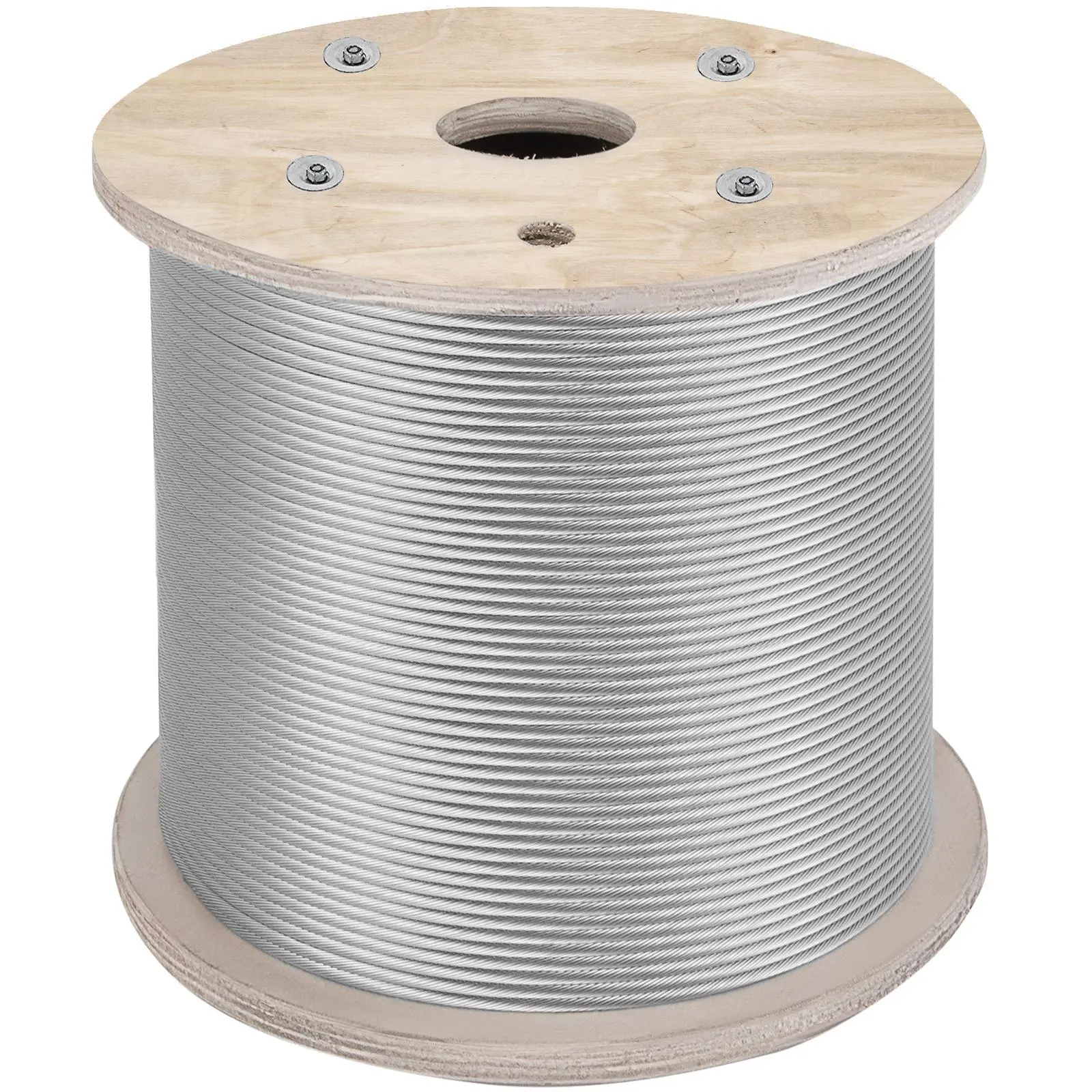 【Summerfinds】VEVOR 304 Stainless Steel Wire Rope Cable, 1/4", 7x19,  200ft