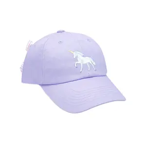 Rainbow Unicorn Bow Baseball Hat