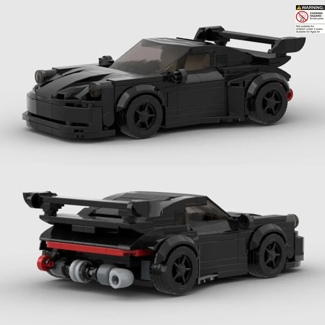 Supercar Race Car Model Building Blocks Kit, 312pcs/set Creative DIY Car Model Kit, Educational Assembly Toy for Teens & Adults, Model Building Kits