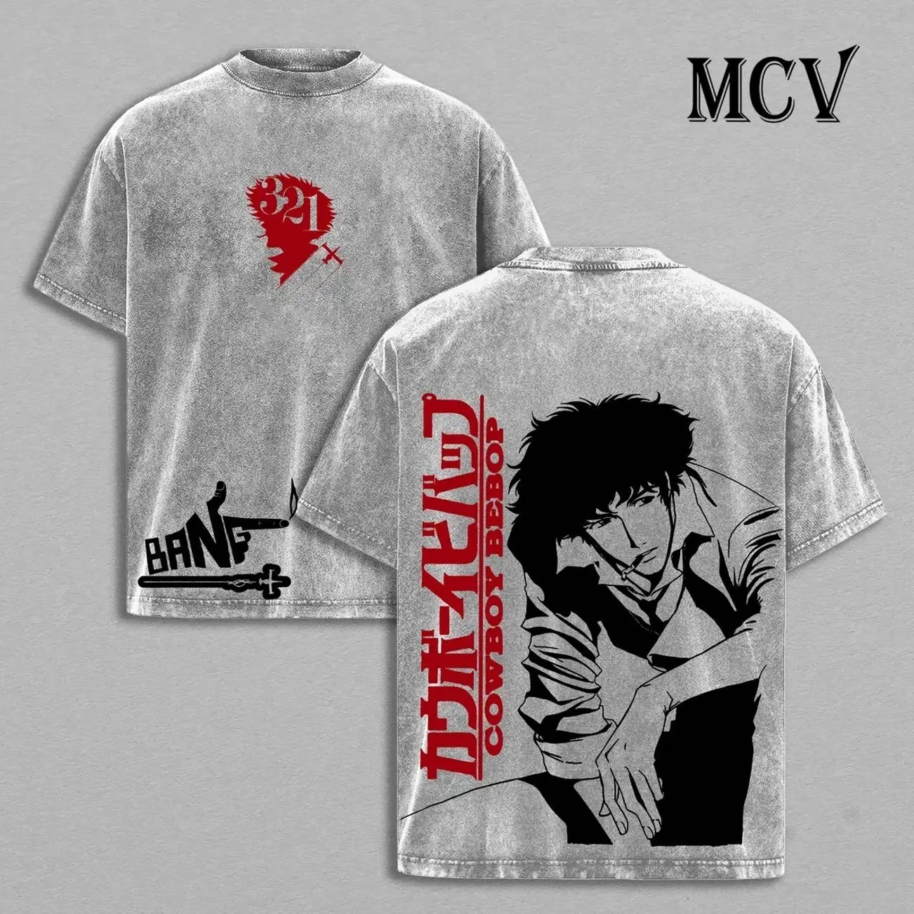 Cowboy Bebop See You Space Cowboy Shirt, Spike Spiegel 90s Vintage Anime Oversized Streetwear Graphic Tee, Retro Space Western Unisex T-Shirt, Premium Soft Cotton Crew Neck, Anime Aesthetic Otaku Weeb Gift for Daily Gym Casual Wear 54T