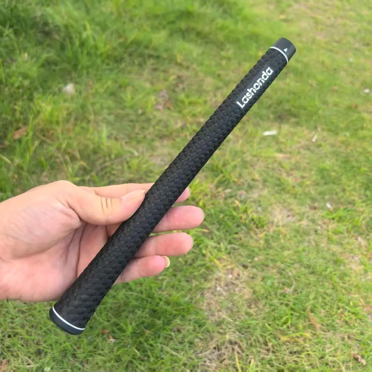 Lashonda Golf Grip Handle Text Braided Texture Anti-Slip Standard Size 47g, Durable Non-Slip Golf Accessory