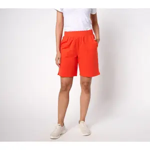 Sport Savvy French Terry 8" Pull-On Short
