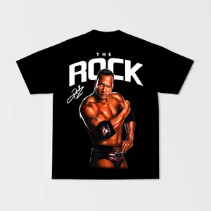 Dwayne Johnson The Rock Vintage Wrestling Graphic T-Shirt YK100302