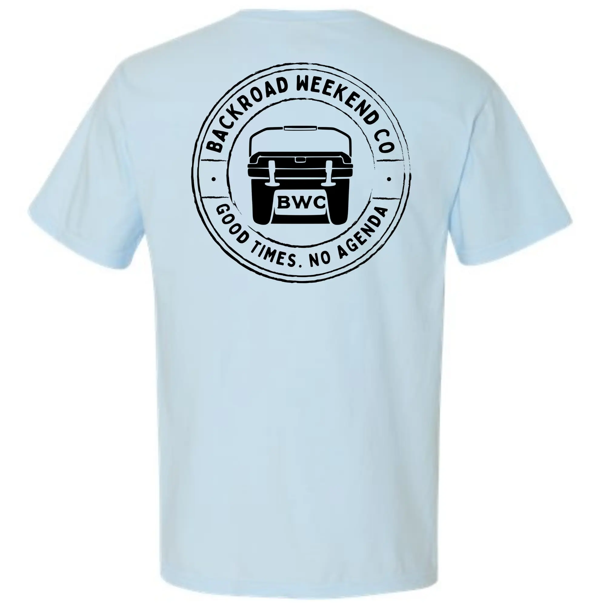 Good Times. No Agenda. Tee  Chambray | Comfort Colors