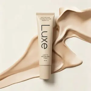 Auto Tone Adjusting Liquid Foundation for Ladies, Instant Self-Blending Shade Makeup Suits Light, Medium, Medium-Dark & Dark Complexions, Customizable Layerable Coverage, Up to 12 Hours Transfer-Resistant Long Wear, Hydrating Luminous Natural Dewy