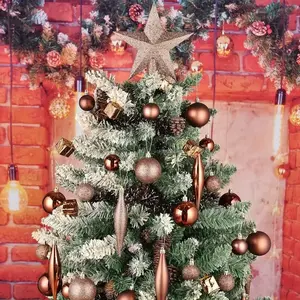 24pcs Shatterproof Christmas Ball Ornaments, 2.36 Inches Tree Decorations, Ideal for Indoor & Outdoor Holiday Parties