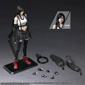 Original Square Enix Play Arts Pa Tifa Lockhart Remake Action Digital Active Joint Model Collection Gift
