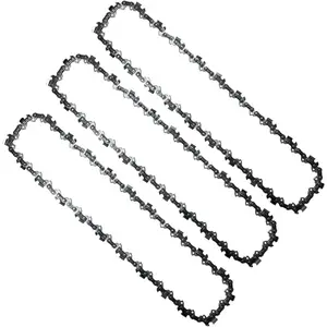 3PC 12 Inch Chainsaw Chains, Replacement Chain for Dewalt 20V DCCS620B, DCCS620P1 Electric Chainsaw Chains - 3/8'' .043'' 45 Drive Links