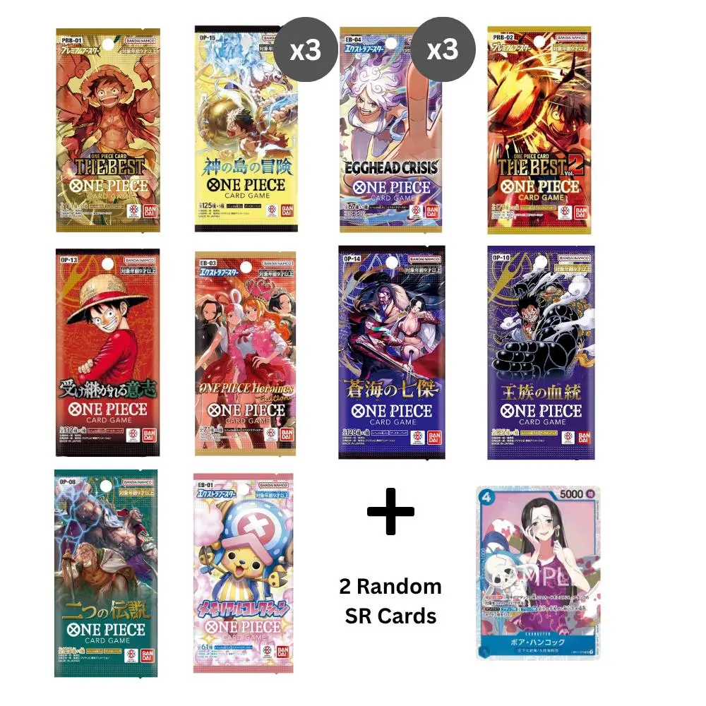 Japanese Gol D. Roger Booster Pack Bundle One Piece Card Game