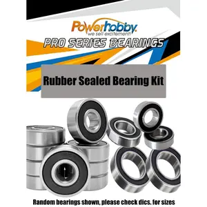 PowerHobby Pro Series Rubber Sealed Bearing Kit Tamiya TT-02 TT02