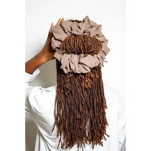 Cocoa Brown Cloud Chiffon XL Scrunchie
