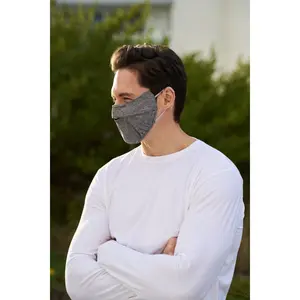 Unisex Zenith Face Mask with Adjustable Features | Charcoal Heather