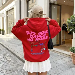 DJs Don't Dance No More Hoodie, KATTDO HS Merch, Kiss All The Time Graphic Hoodie, Aesthetic Music Producer Streetwear, Trendy Club Culture Apparel