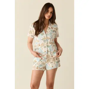 Karli Summer Jersey PJ Set in Oasis