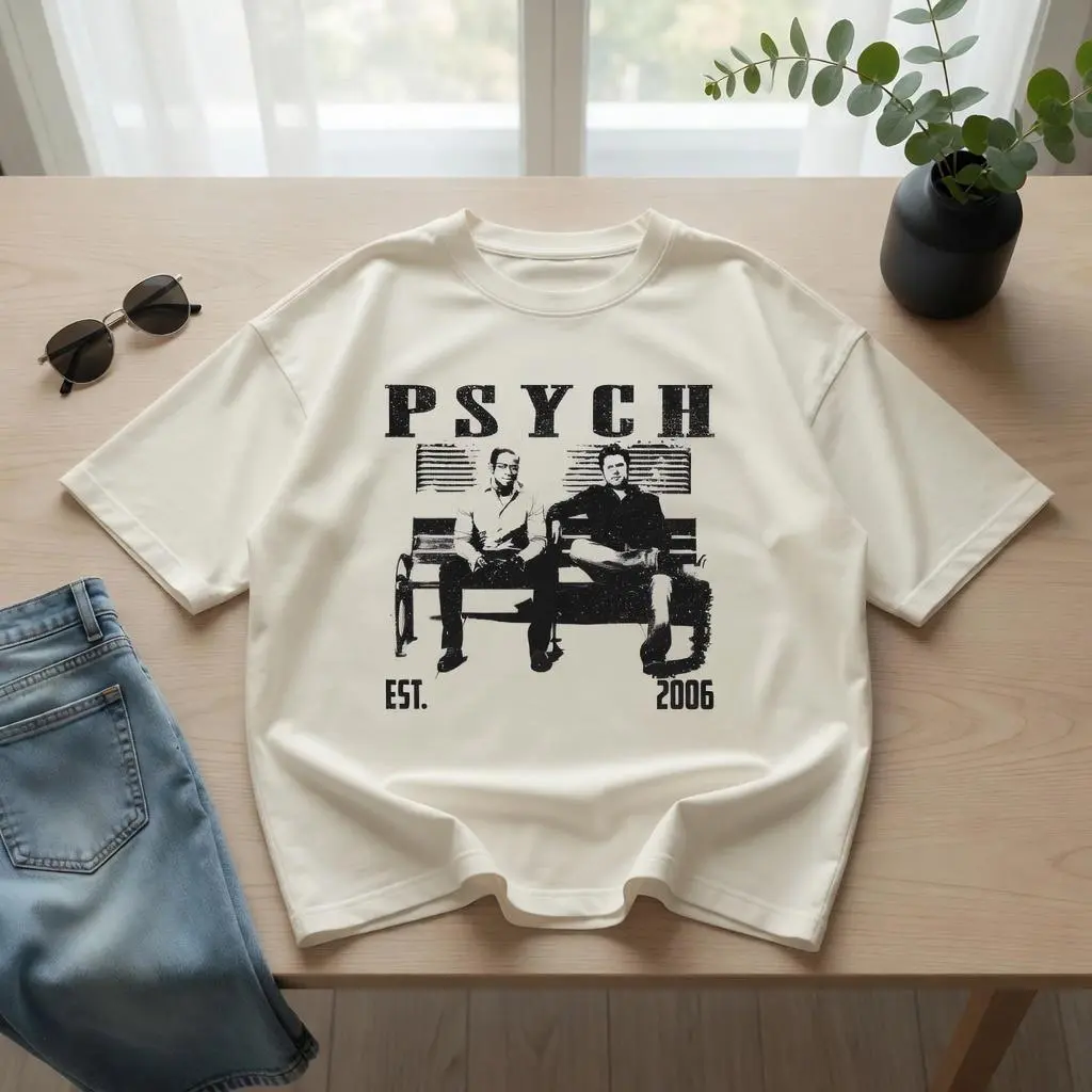 Psych TV Show Graphic Unisex Shirt, Vintage Movie Tee, Gift for Him