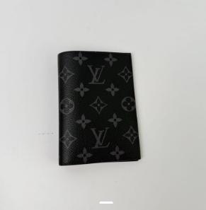 Pre-owned Louis Vuitton canvas Small Leather Goods passport holder