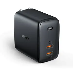 Aukey 65W PA-B4 Omnia Duo Dual-Port PD Charger with Dynamic Detect Devices Smartphone smartnfccase