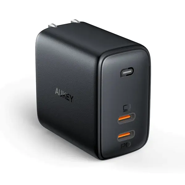 Aukey 65W PA-B4 Omnia Duo Dual-Port PD Charger with Dynamic Detect Devices Smartphone smartnfccase