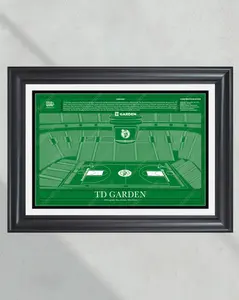 Boston Celtics TD Garden NBA Basketball Stadium Blueprint