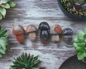 Ocean Stone Mushroom Crystal 2-3” | Crystal Shape | Decor | Gift intuitive crystal