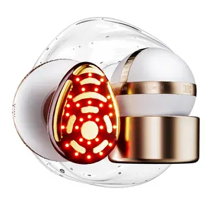 INIA SPHERA At-Home RF & LED Anti-Aging Facial Device – Lift, Tighten & Sculpt with EMS Microcurrent, Red Light Therapy, Electroporation & Cryo Cooling for Firm, Glowing Skin, Mother's Day Special Gift