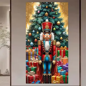 DIY Diamond Painting Kit, 5D Diamond Art Set, DIY Decoration, Christmas Tree, Nutcracker, Gift. Full Round Drill Diamond Painting Kit, Mosaic, Diamond Art, DIY Home Decor, Suitable for Christmas.