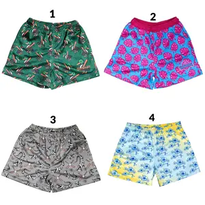 Youth & Adults Cotton Candy Training Shorts – Festival Street Trend Mesh Shorts for Big Boys | Summer Camp Sports