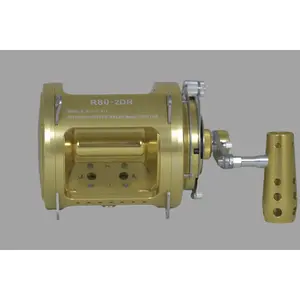 80W 2-Speed Twin Drag Reel | Blue Marlin Tournament Edition