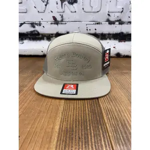 Branded HB 7 Panel Cap - Loden